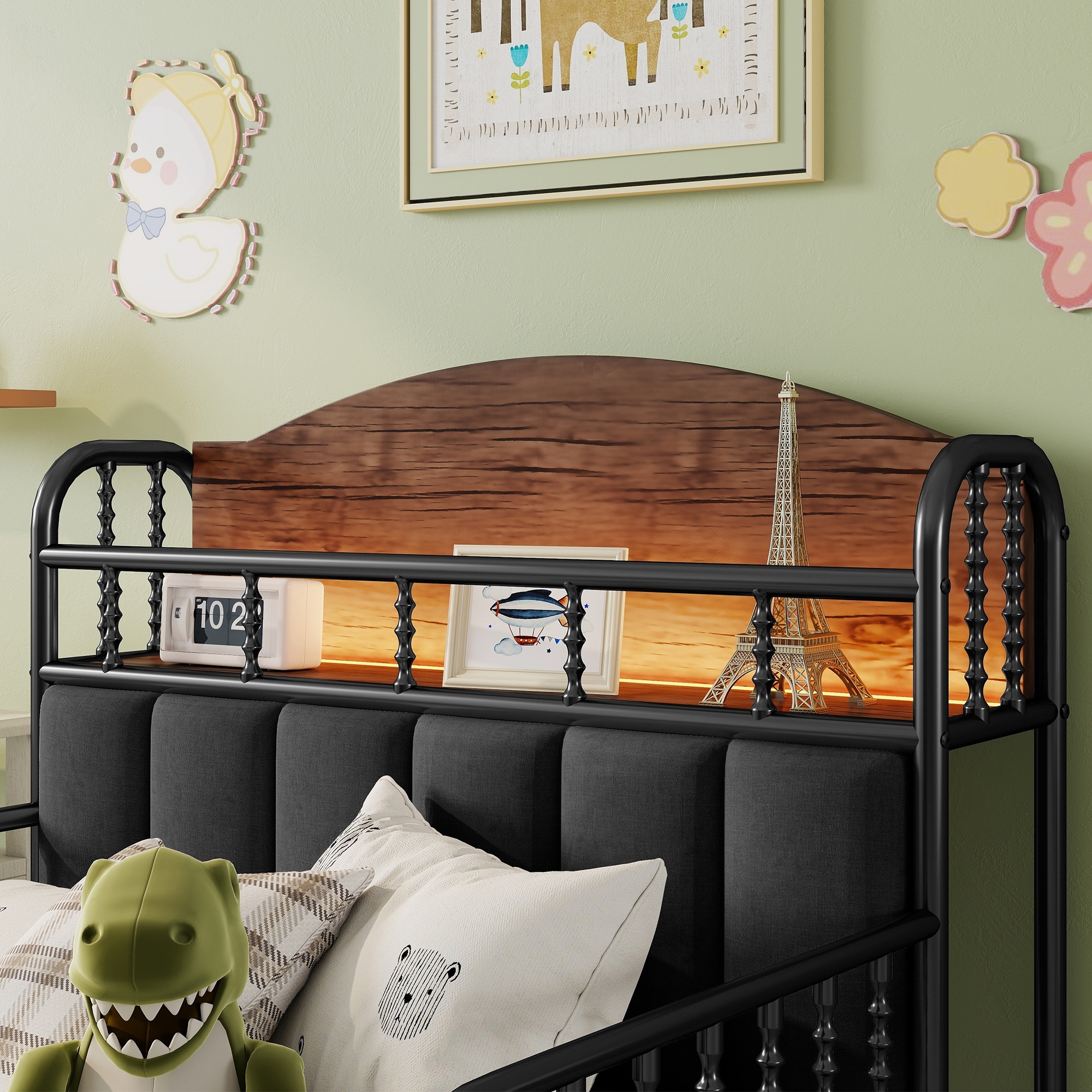 Twin Metal Platform Bed, picture 4 of 4