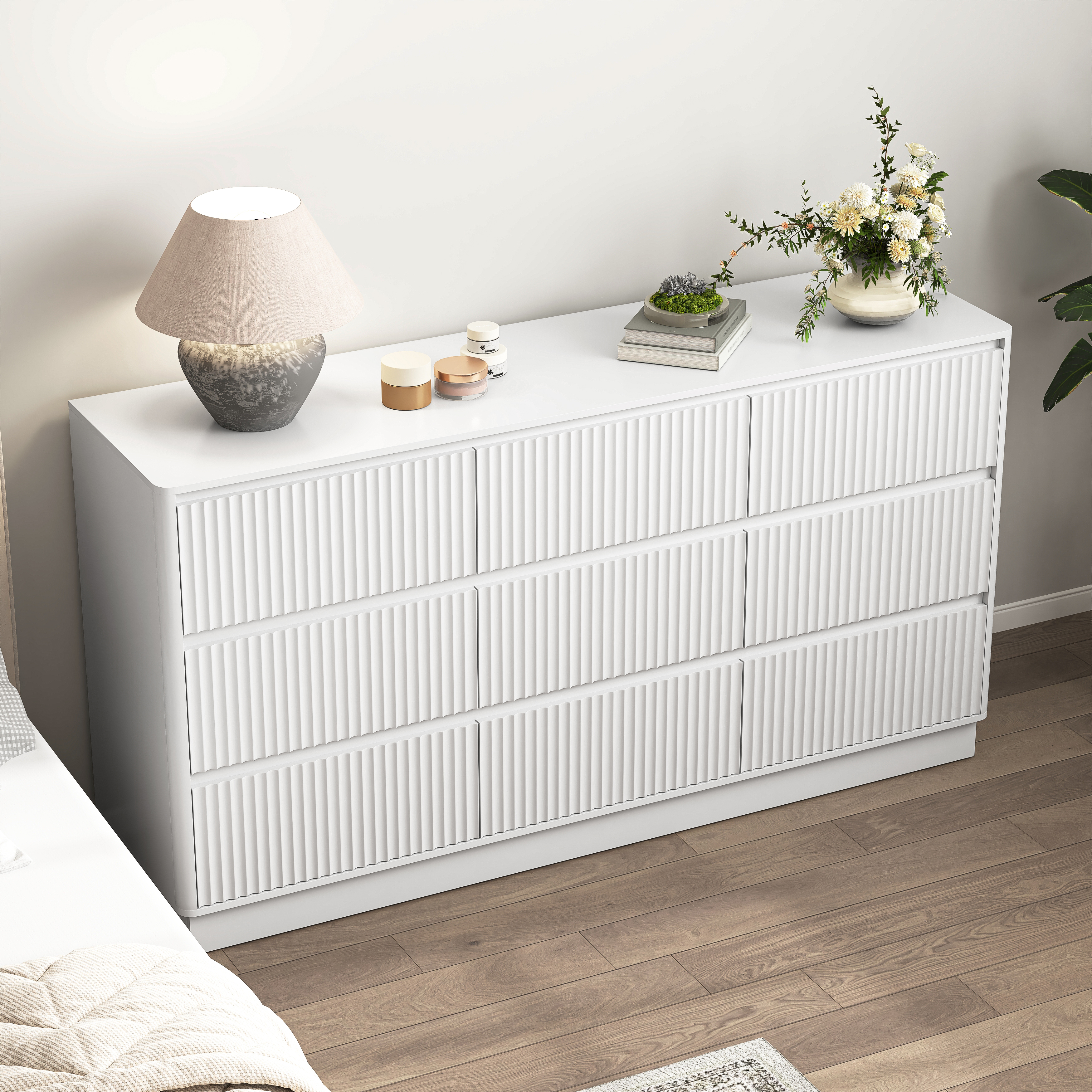 9 Drawer Wood Dresser, picture 2 of 4