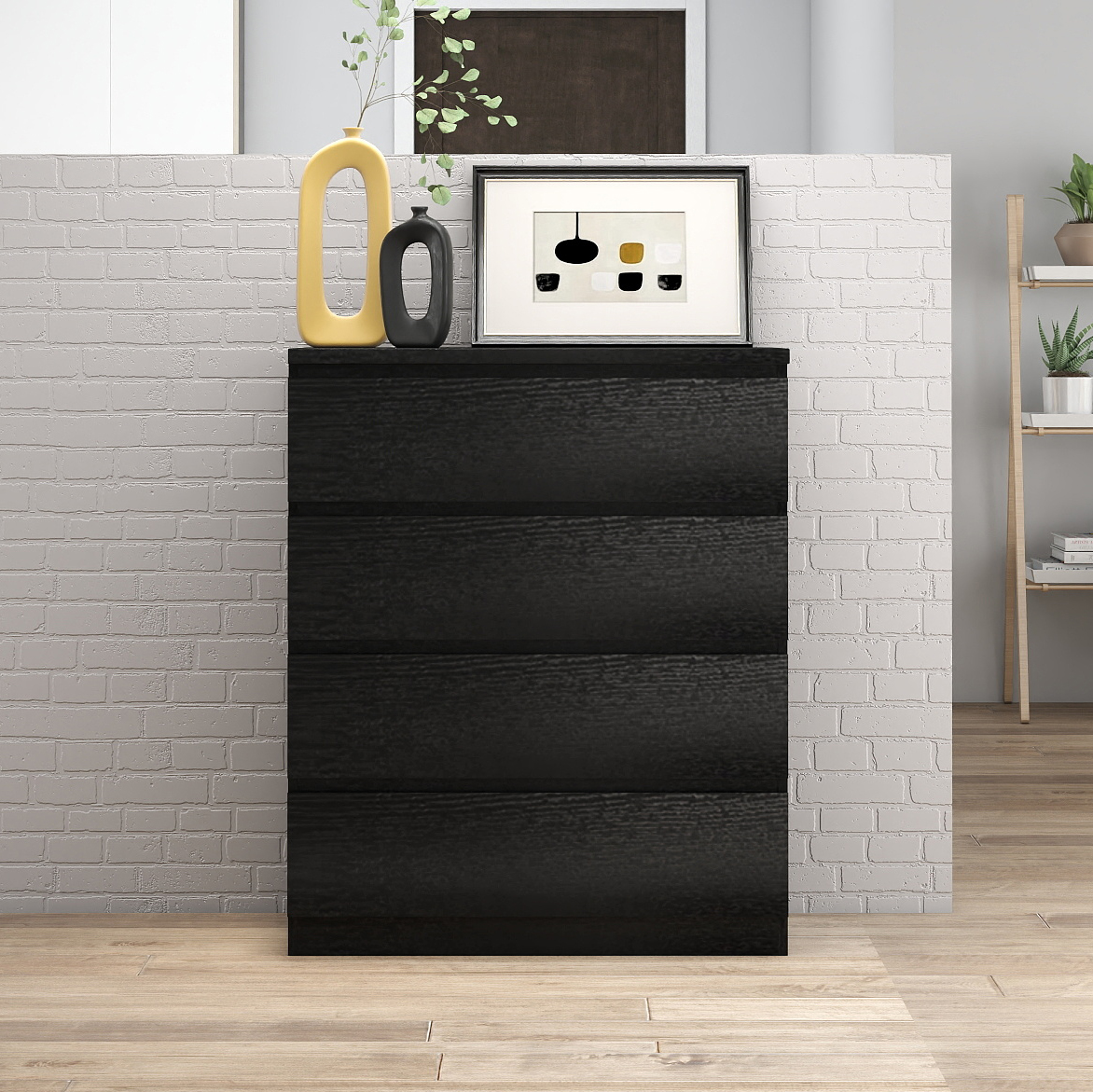 4 Drawer Dresser — Modern Storage Chest of Drawers — photo 5