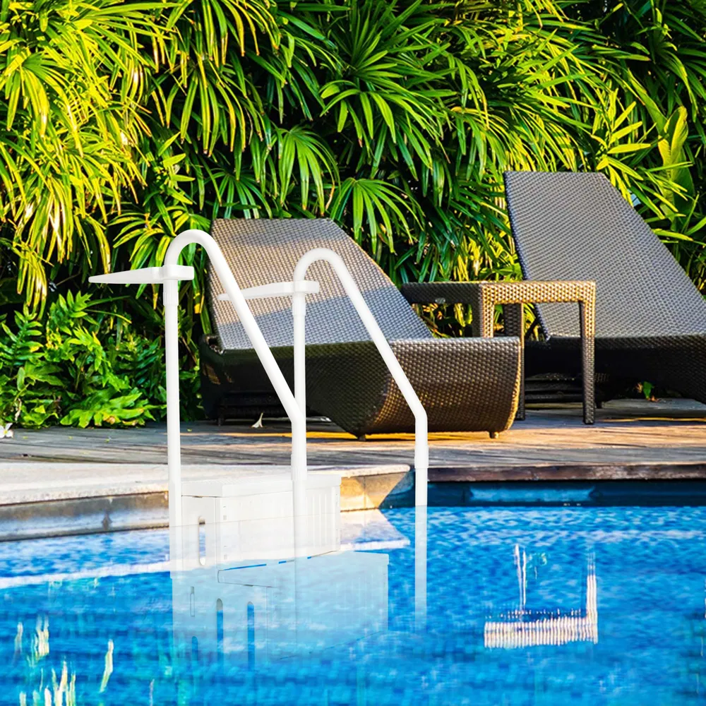 85X68X198cm PE Swimming Pool Escalator White - Image 5