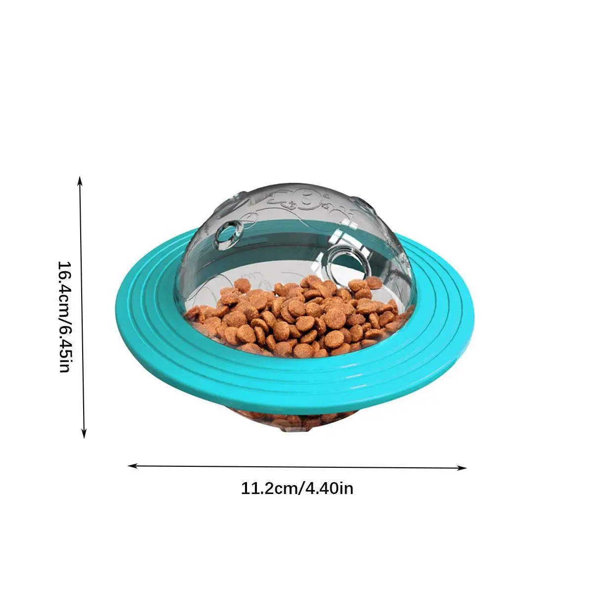 Pet Food Leaking Toys-Wang Xingqiu-Lake Blue-1 pack
