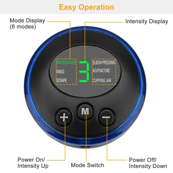 EMS Foot Massage Pad Electric Stimulator Massager Unit Rechargeable Leg Reshaping Muscle Pain Relax Massage Mat W& 6 Modes 9 Intensity Levels