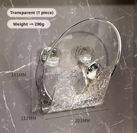 Corrugated pot lid holder-transparent color