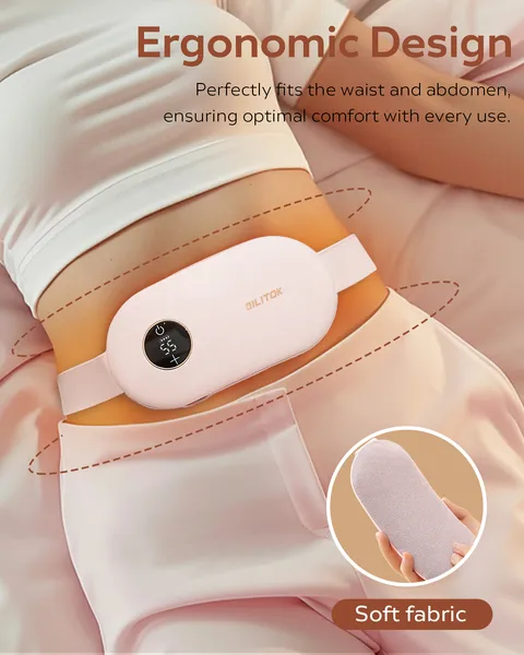 Portable Heating Pad, Heating Pad For Period Cramps, Fast Heating Pad, Wearable Heating Pads For Cramps With 3 Heat, Back Or Tummy Heating Pad For Women And Girls - No Shipments On Weekends