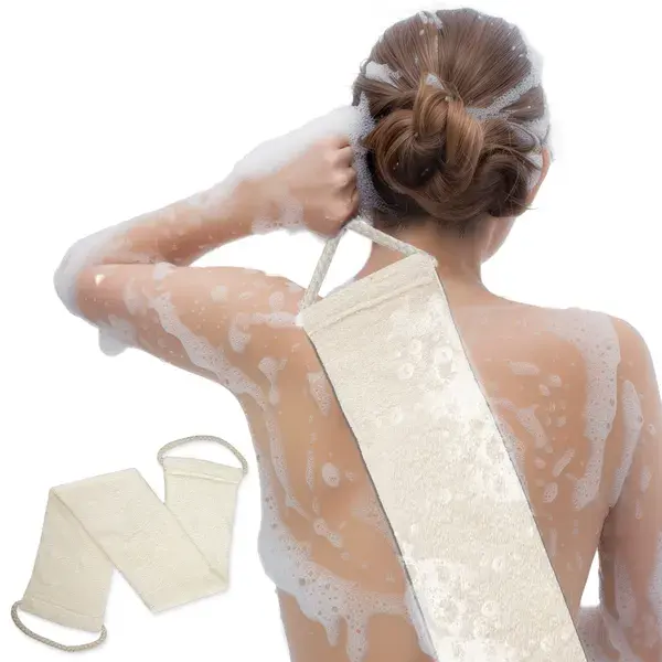 Premium Bamboo Fiber Exfoliating Body Scrubber Towel