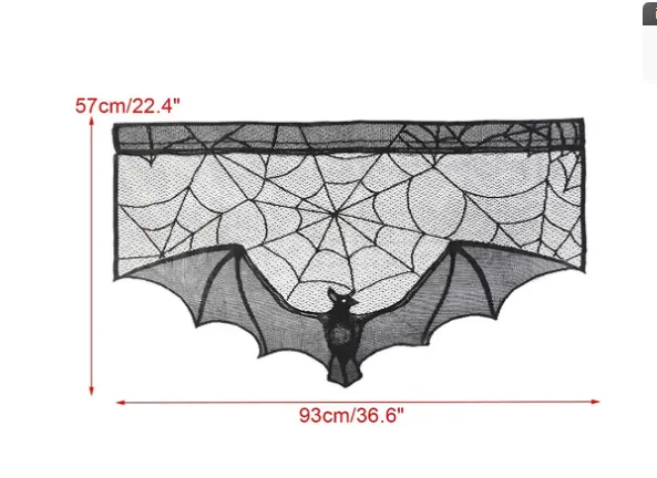Ghost Festival Decorative Cloth-Small Bat Curtain 57*93cm