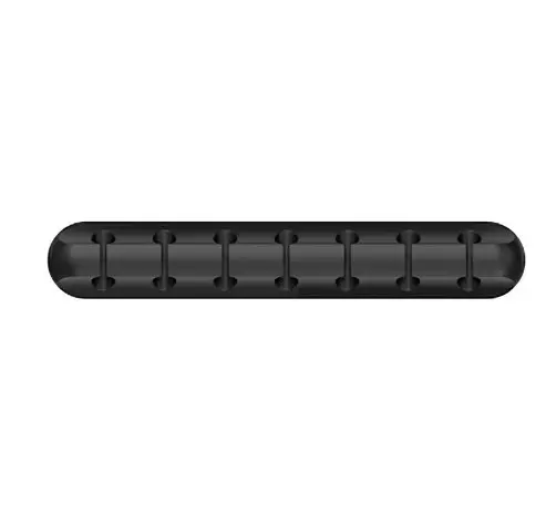 Power cord retaining clip-7 Card organizer-1 black