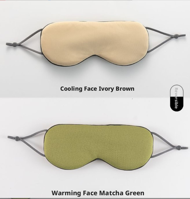 Double-sided sleeping eye mask-avocado color-1 pack