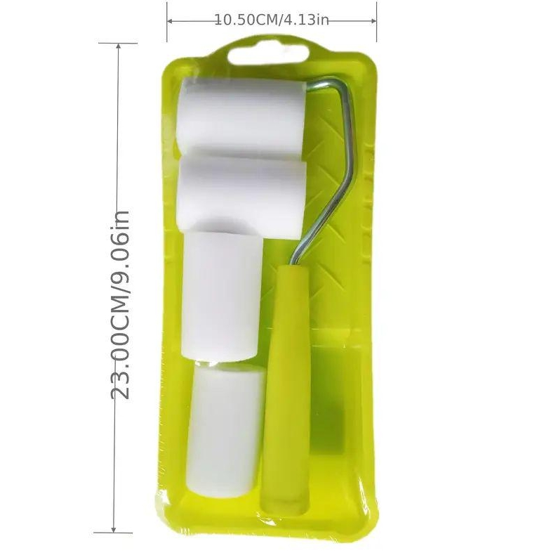 Roller Brush Set-Green-1 set