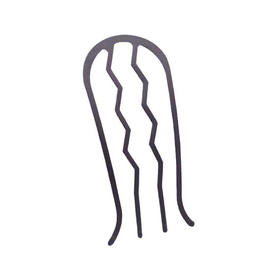 Hairpin-U-shaped seven teeth-1 piece