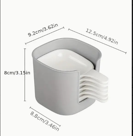 Household seasoning plate-white
