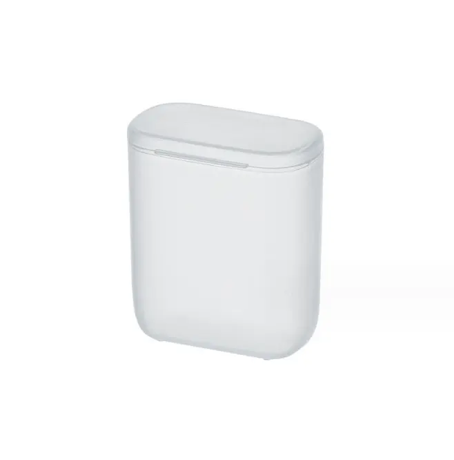 Portable data cable storage box-transparent white
