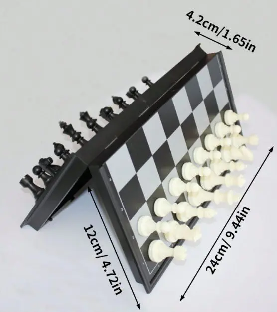 Folding Chess-Black and White-250 * 250mm-1 pack