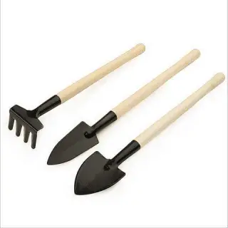 Mini gardening tools-small three-piece set-plastic bag packaging