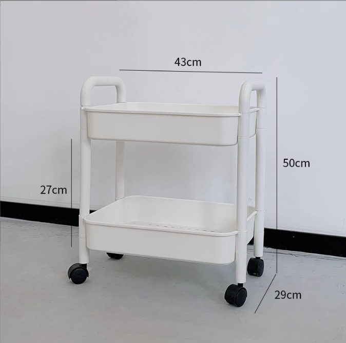 Removable shelf-simple white-2 layers-1 set