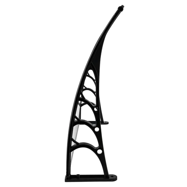 HT-100 X 80 Household Application Door & Window Rain Cover Eaves Canopy White & Black Bracket - Image 4