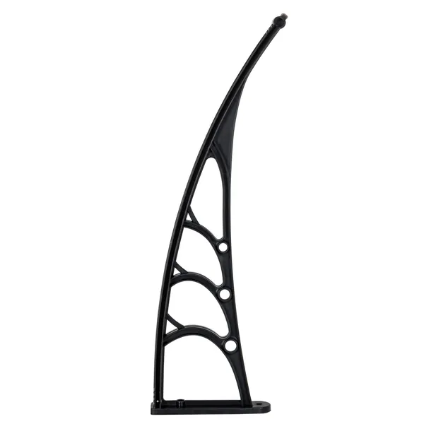 HT-100 X 80 Household Application Door & Window Rain Cover Eaves Canopy White & Black Bracket