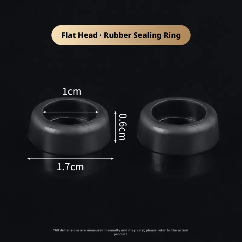 Sealing ring-black-pointed-10 pack