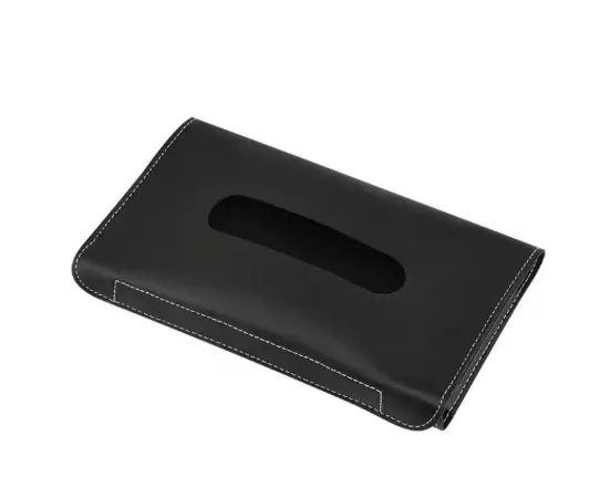 Car sunshade tissue box-black