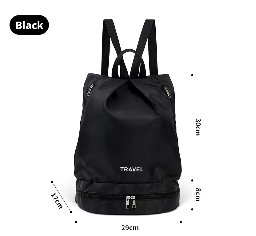 GSFLYYB-001 Dry and wet separation swimming bag-black