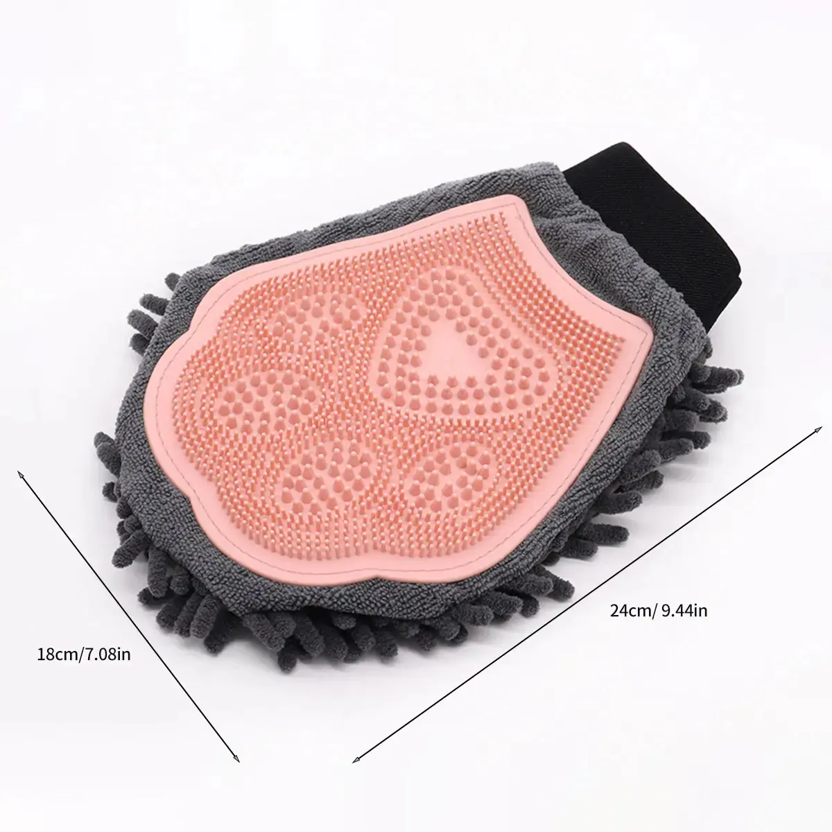 Pet bathing gloves-pink