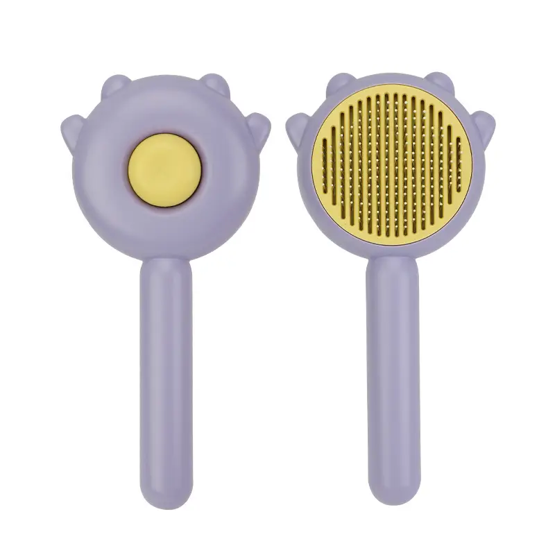 Pet floating brush-purple-kitten style-1 piece