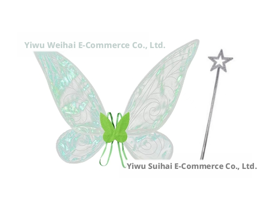 Green Butterfly Star Stick-1 pack