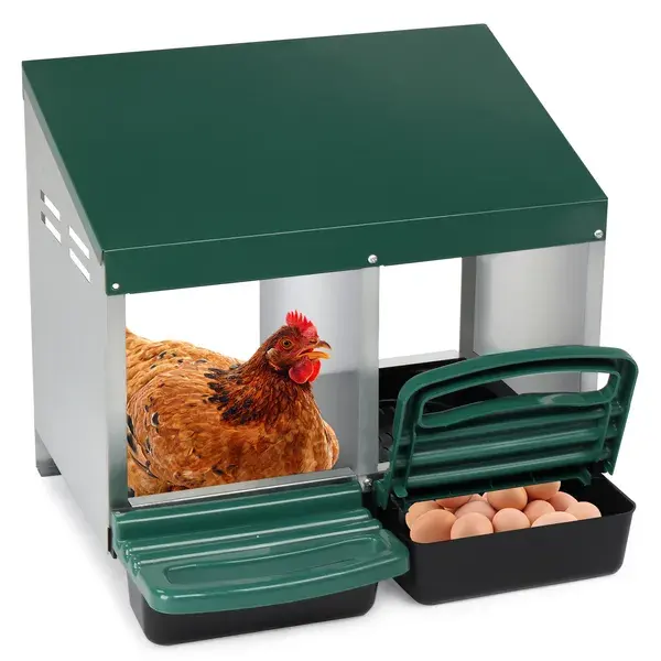 2 Compartment Roll Out Chicken Nesting Box