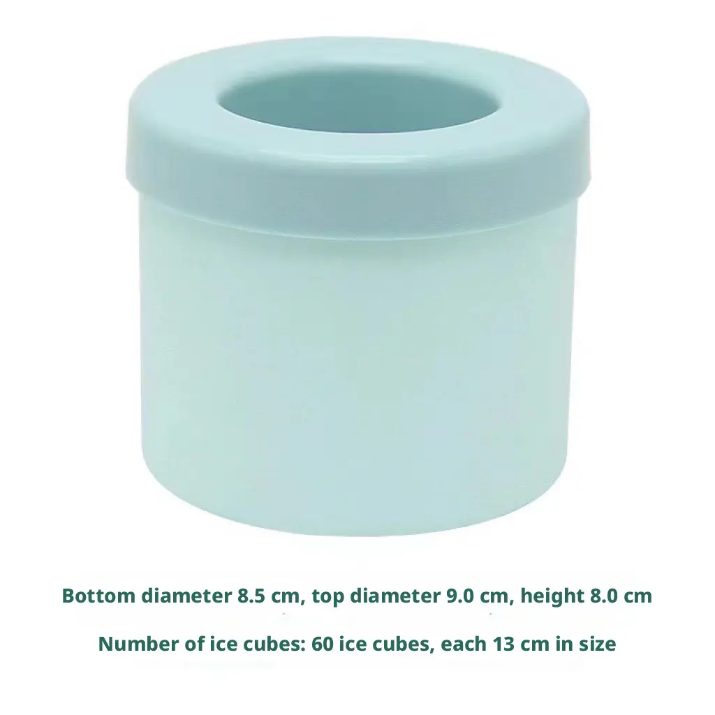 Silicone ice cylinder-blue-1 piece