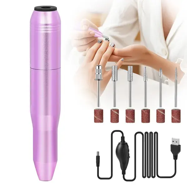 Portable Electric Nail Drill, Professional File Kit