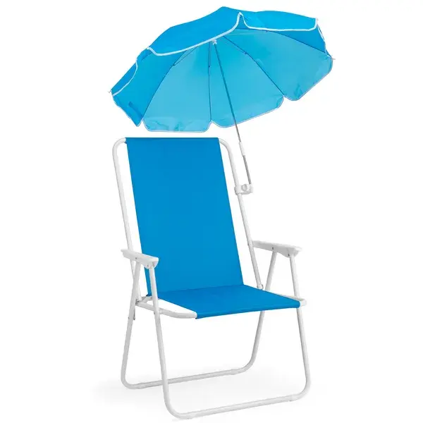 1 Pack Heavy Duty Steel Beach Chair