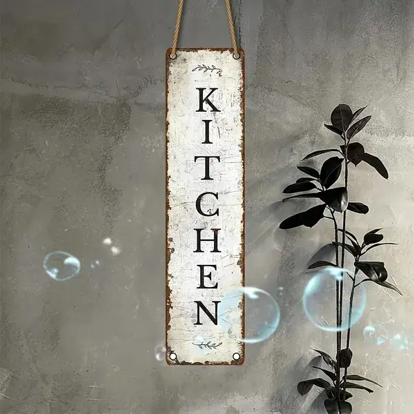 CIFbuy Vintage Wooden Hanging Sign Farmhouse Kitchen Dining Wall Decor Home Wall Art Easy Install Sturdy - TikTok, Temu Pick-up Service