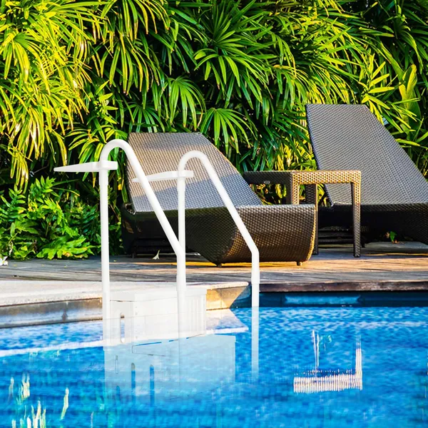 85X68X198cm PE Swimming Pool Escalator White