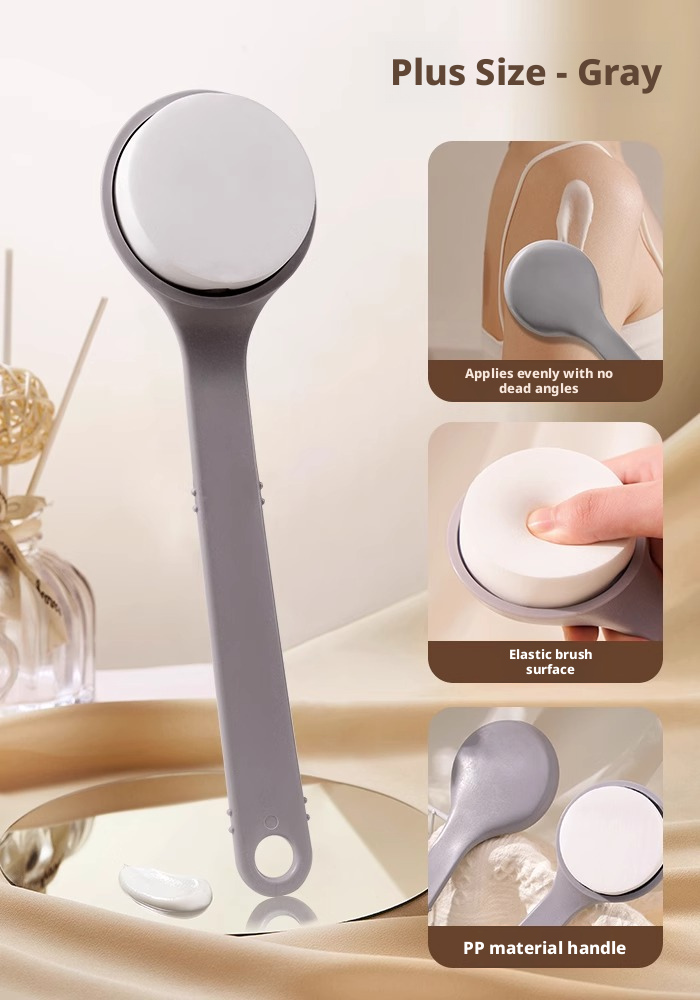Sponge Body Brush-Gray-1 pack