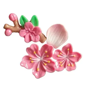 Peach Blossom Car Sticker-Red- bag