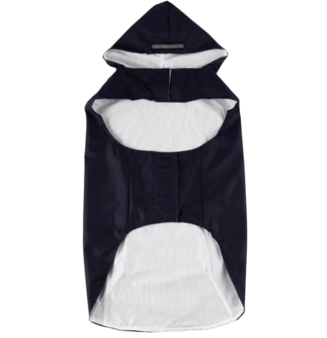 Pet raincoat-black