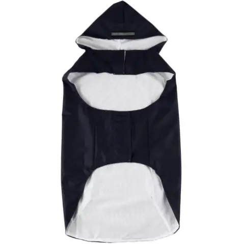 Pet raincoat-black
