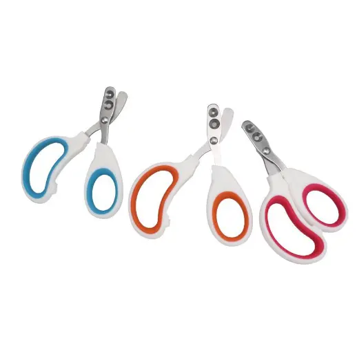 Double-hole cat nail scissors-blue