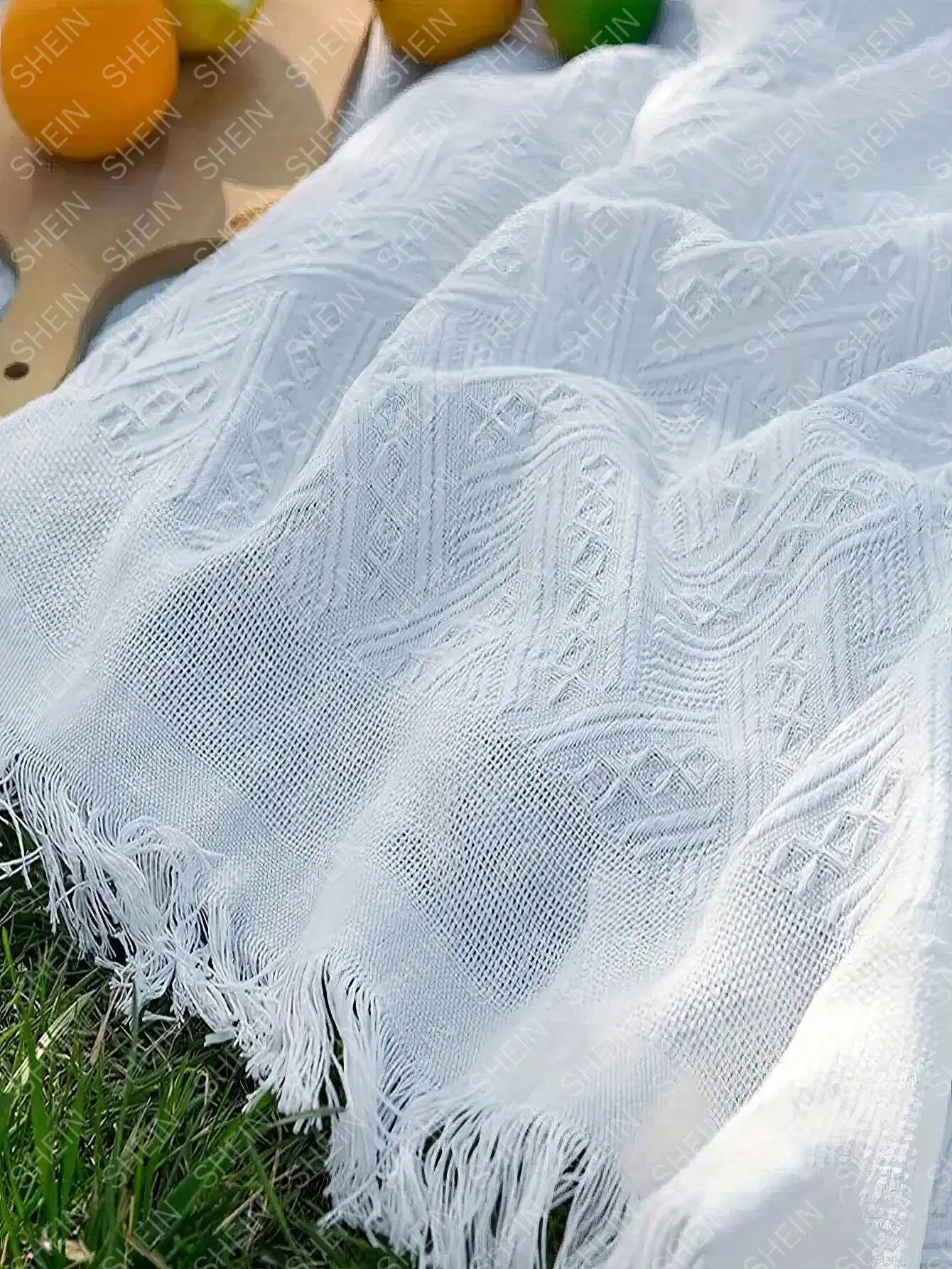 Outdoor Picnic Mat-90 ‰ 180cm-White-1 Pack