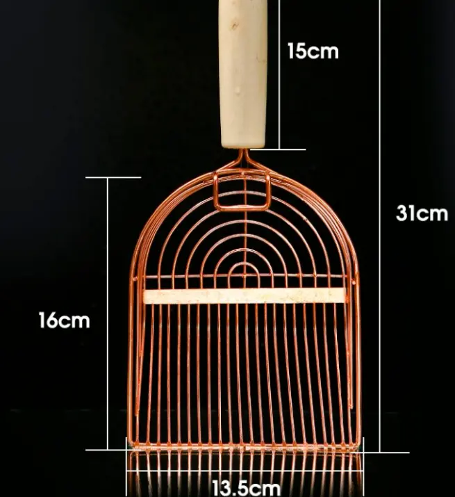 Cat litter shovel-rose gold