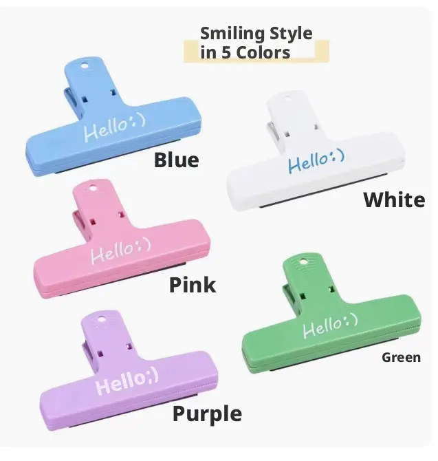 Multi-functional long tail clip-magnetic suction model-white