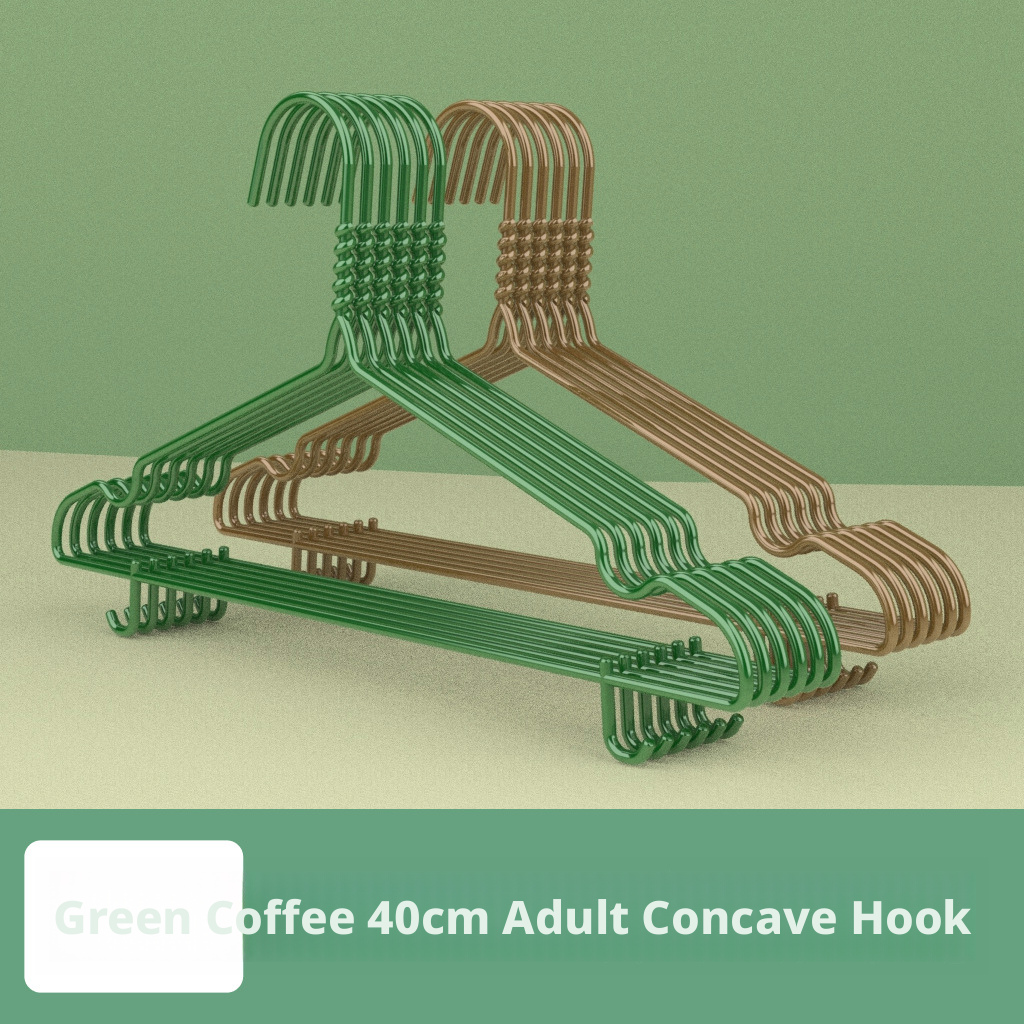 Recessed clothes rack-mixed color-40CM with hook-10 pieces