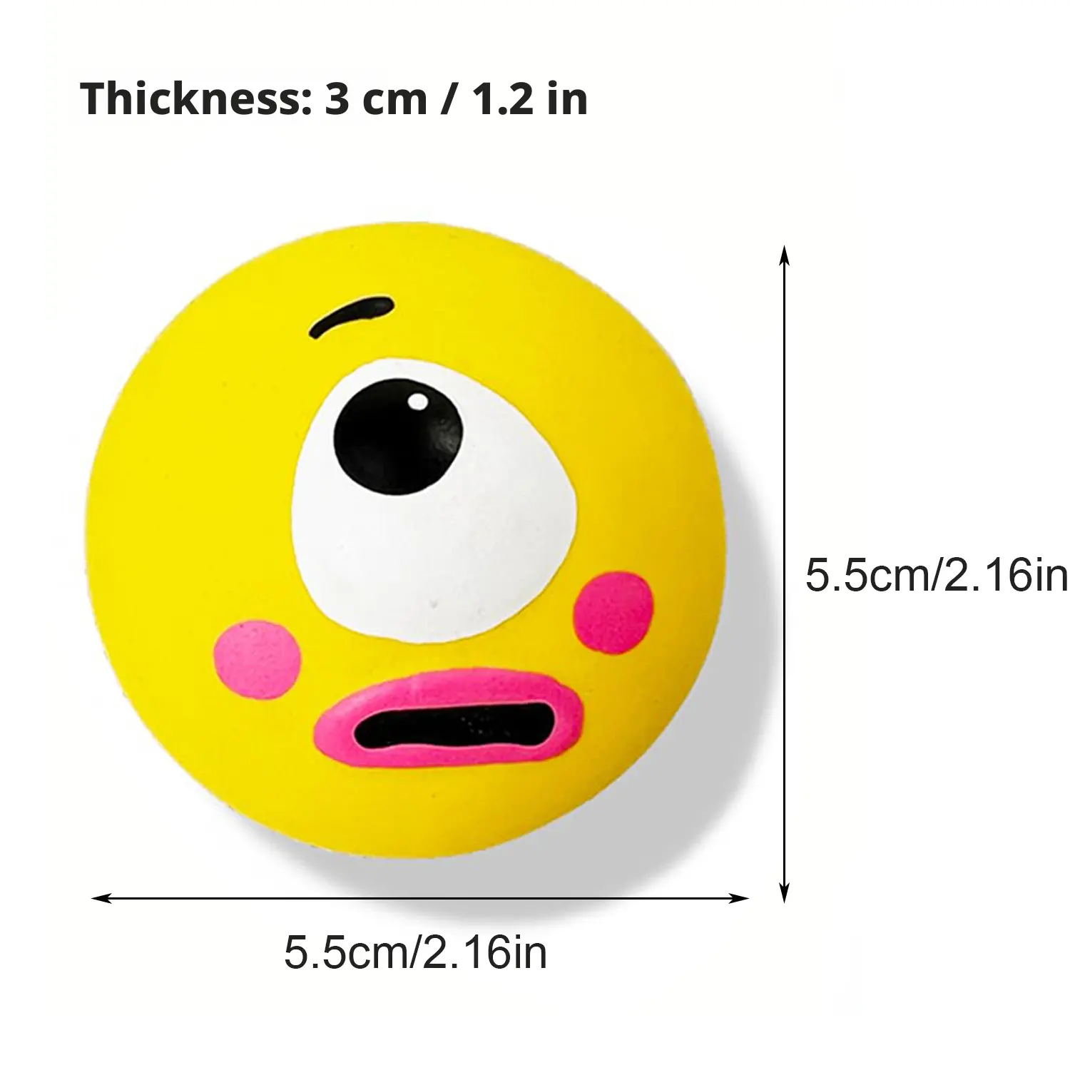 Pet toy ball-yellow