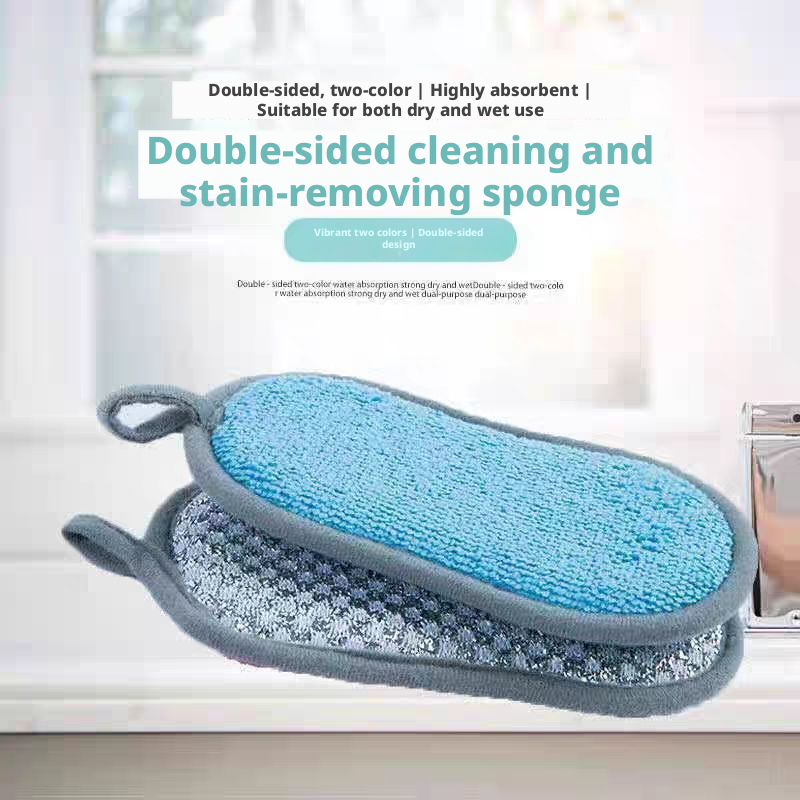 Dishwasher sponge wipe-blue-1 piece
