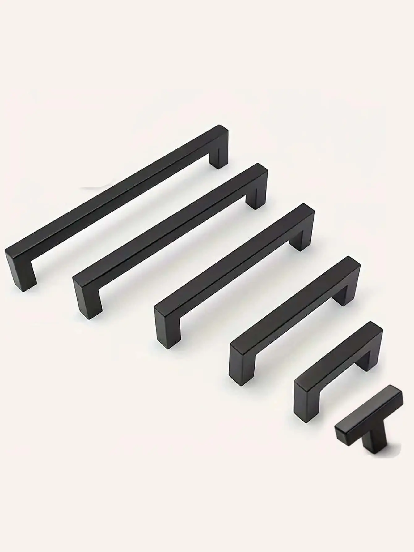 Cabinet Handle-Black 96mm-1 Pack