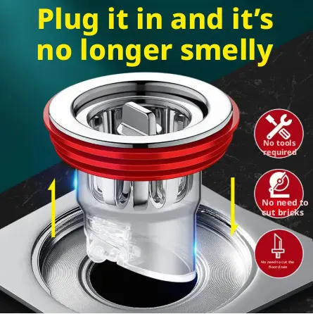 Magnetic levitation floor drain core-magnet