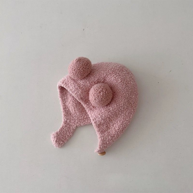 Baby ear cap-pink-one size fits all-1