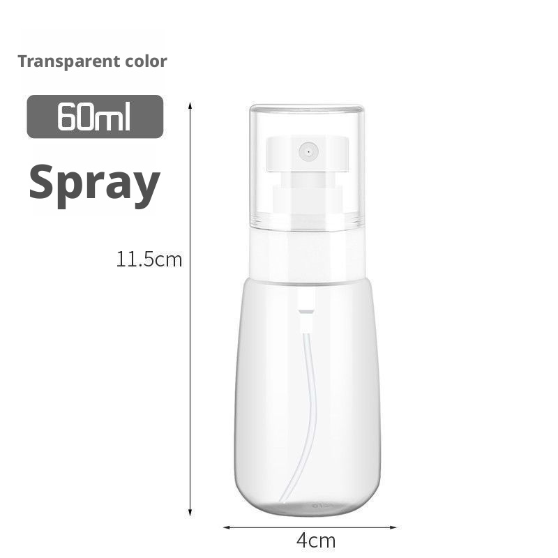 Press dispensing bottle-60ml spray-clear-1