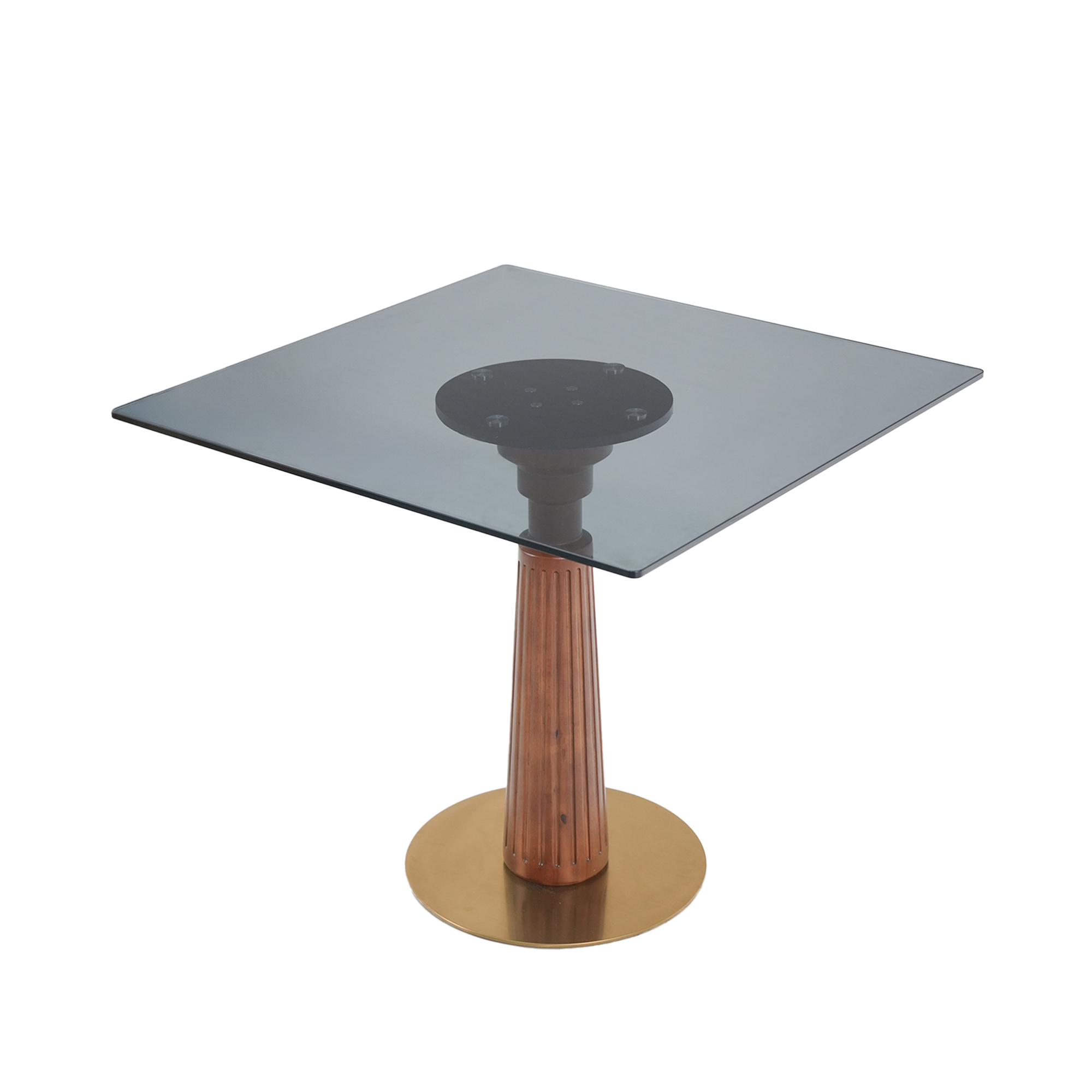 Square Glass Dining Table, picture 2 of 4