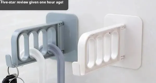 Hanger storage artifact-four-hole-white-1 bag